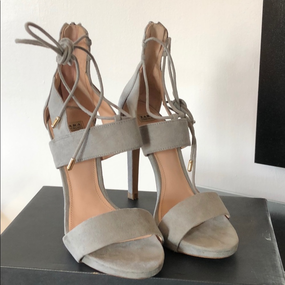 Zara Lace Up Heels